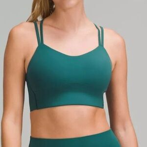 NWT Like a Cloud Longline Lululemon Bra Emerald B/C SIZE 8